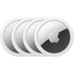Smartphone Tags Apple AirTag, Ortungstracker (weiß/silber, 4er-Pack)