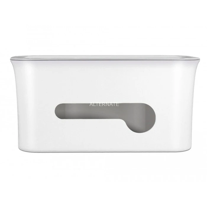 Handy Halterung DeLOCK Kabelmanagement Box Mit Aufbewahrungsfach (weiß/grau) – Bild 3