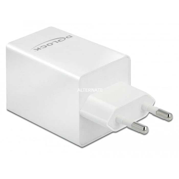 Handy Ladegeräte DeLOCK USB Ladegerät USB Type-C PD 3.0 Und USB Typ-A Mit 48 W (weiß) – Bild 2