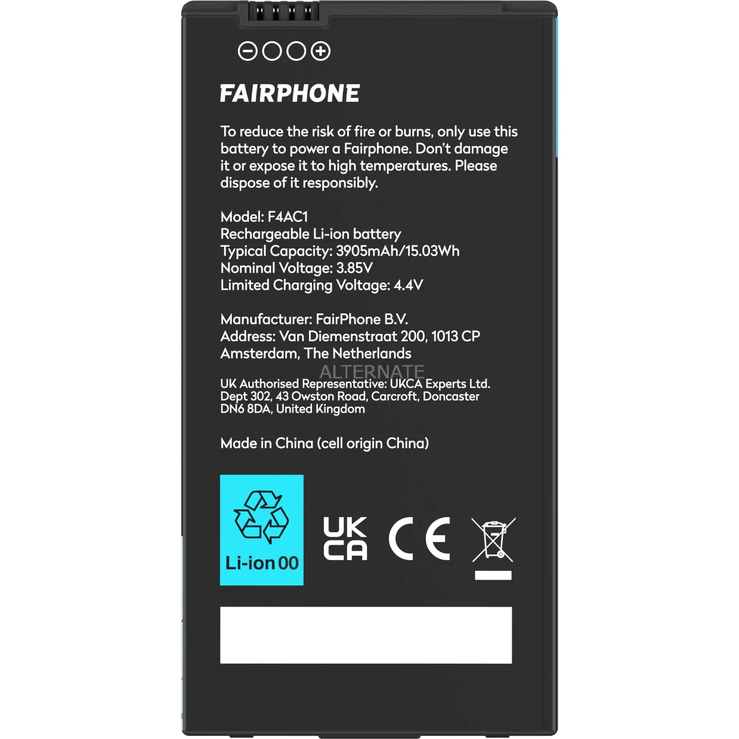 Handy Akkus Fairphone 4 Batterie, Akku (für Fairphone 4) – Bild 2