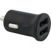 Handy Ladegeräte HyCell Carcharger USB 2.4A 2Port, Ladegerät (schwarz, 1000-0016)