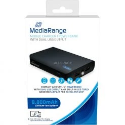 Powerbanks MediaRange Powerbank 8800 MAh (schwarz)
