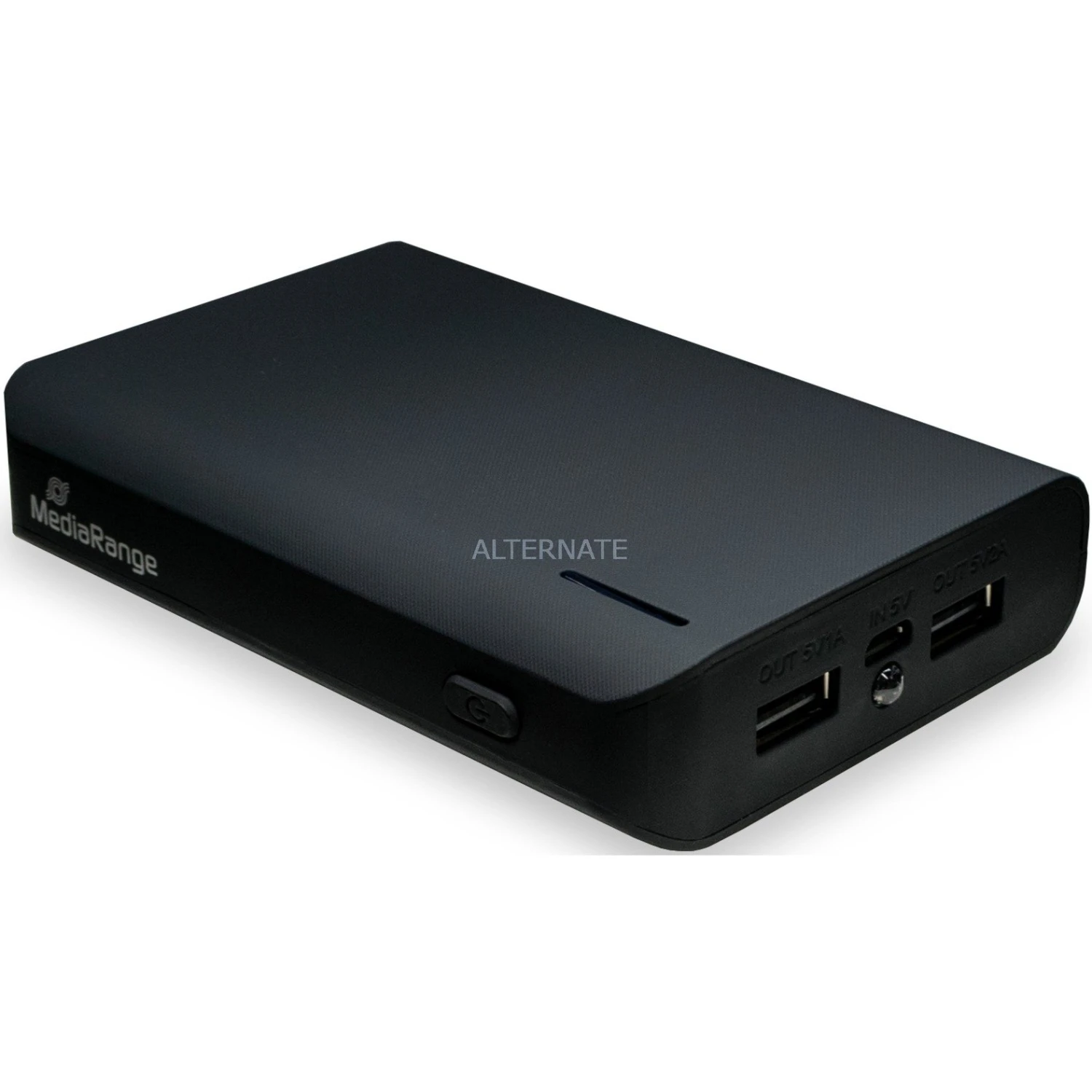 Powerbanks MediaRange Powerbank 8800 MAh (schwarz) – Bild 2