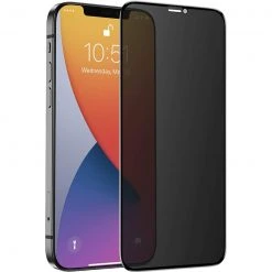 Displayschutzfolien Nevox NEVOGLASS 3D PRIVACY, Schutzfolie (transparent, IPhone 14 Pro)