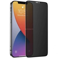 Displayschutzfolien Nevox NEVOGLASS 3D PRIVACY , Schutzfolie (schwarz, IPhone SE, IPhone 8/7)