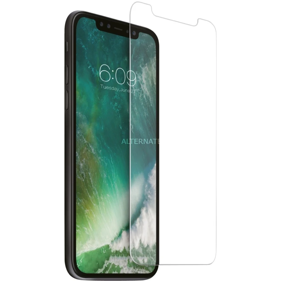 Displayschutzfolien Nevox NEVOGLASS Mit EASY APP, Schutzfolie (transparent, IPhone 14 | 13 | 13 Pro)