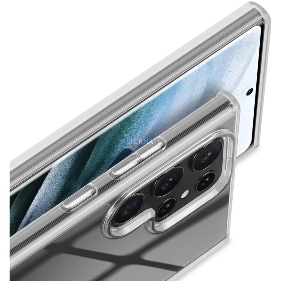 Handy Hüllen Nevox StyleShell SHOCKFlex, Handyhülle (transparent, Samsung Galaxy S22 Ultra) – Bild 4
