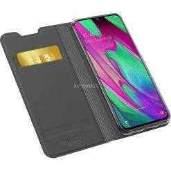 Handy Hüllen Nevox Vario Cover, Handyhülle (grau, Samsung Galaxy A41)