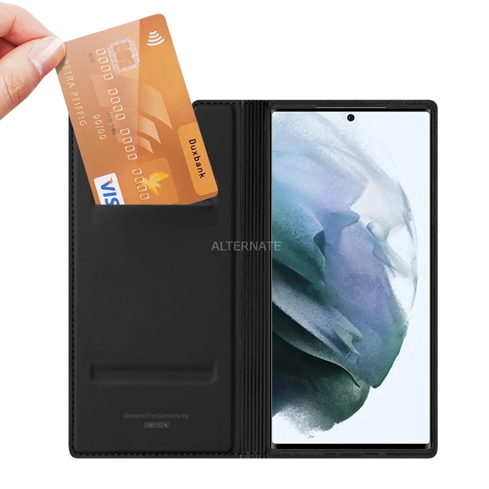 Handy Hüllen Nevox Vario Series, Handyhülle (schwarz, Samsung Galaxy S22 Ultra) – Bild 4