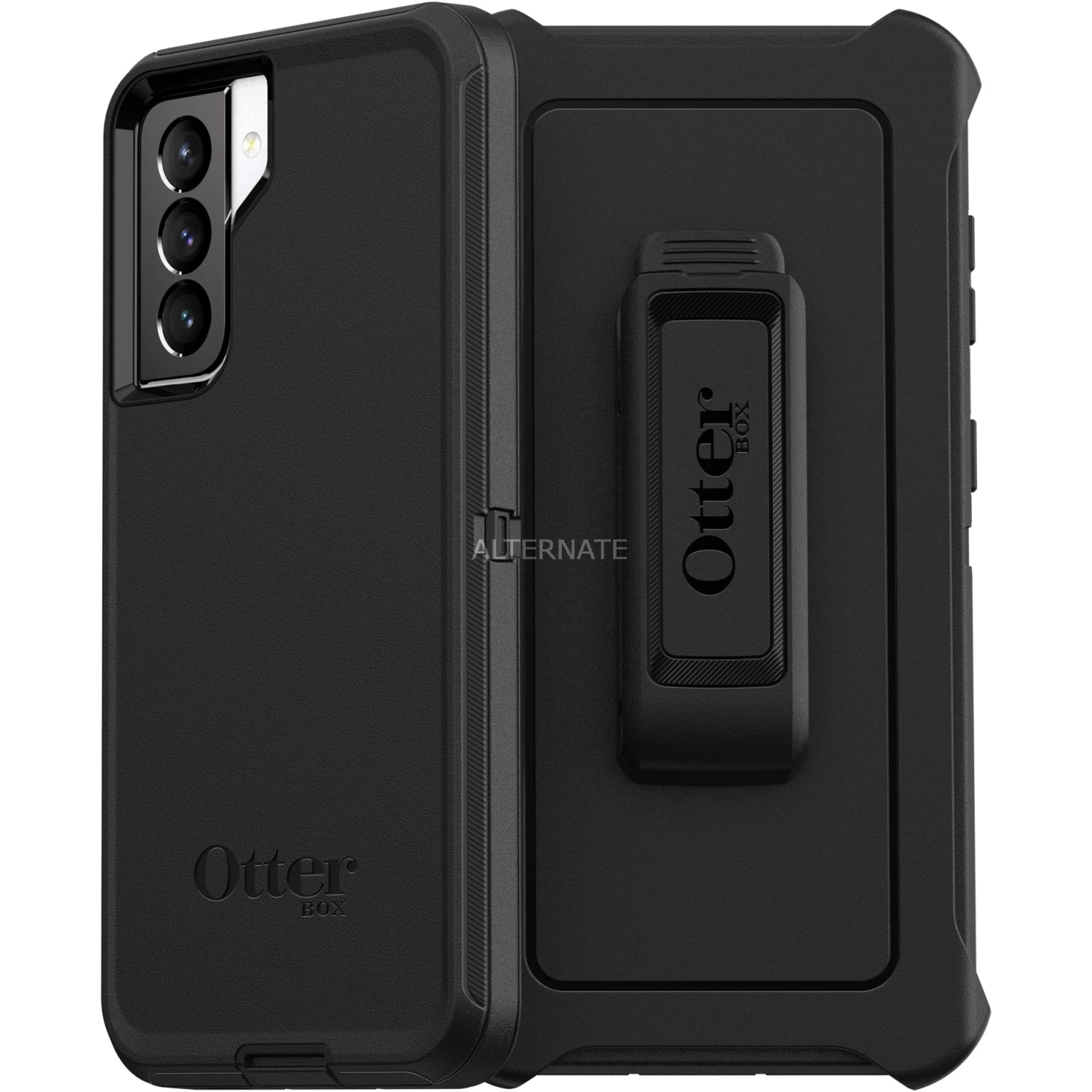 Handy Hüllen Otterbox Defender, Handyhülle (schwarz, Samsung Galaxy S21 5G)
