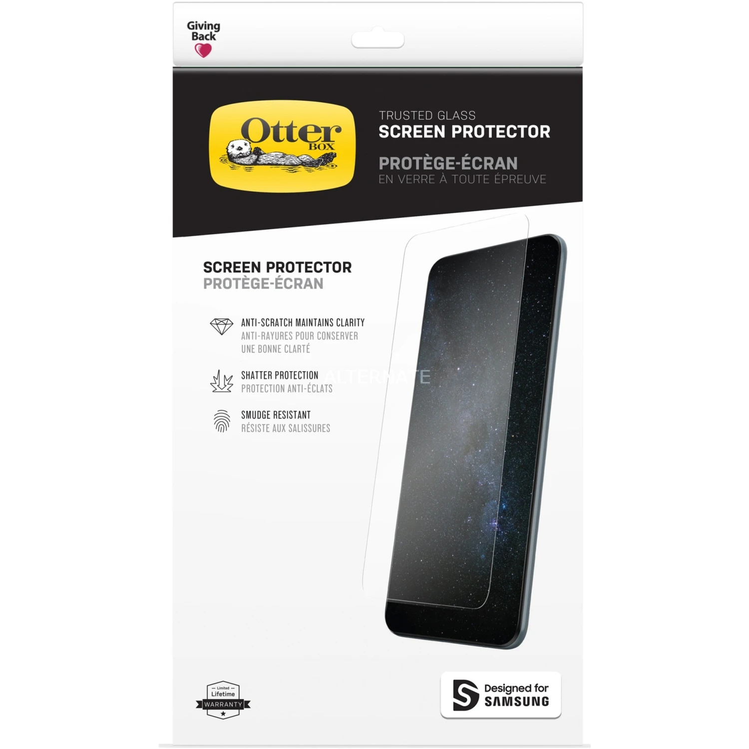 Displayschutzfolien Otterbox Trusted Glass, Schutzfolie (transparent, Samsung Galaxy S21 FE 5G) – Bild 4