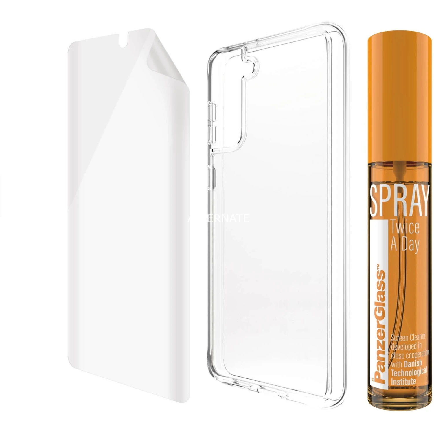 Displayschutzfolien PanzerGlass 360° Tech Hygiene Pack, Schutzfolie (transparent, Samsung Galaxy S21+ 5G) – Bild 4