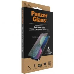 Displayschutzfolien PanzerGlass Displayschutz Anti-Bluelight, Schutzfolie (transparent/schwarz, IPhone 13 | 13 Pro)