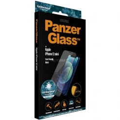 Displayschutzfolien PanzerGlass Displayschutz, Schutzfolie (transparent, IPhone 12 Mini)