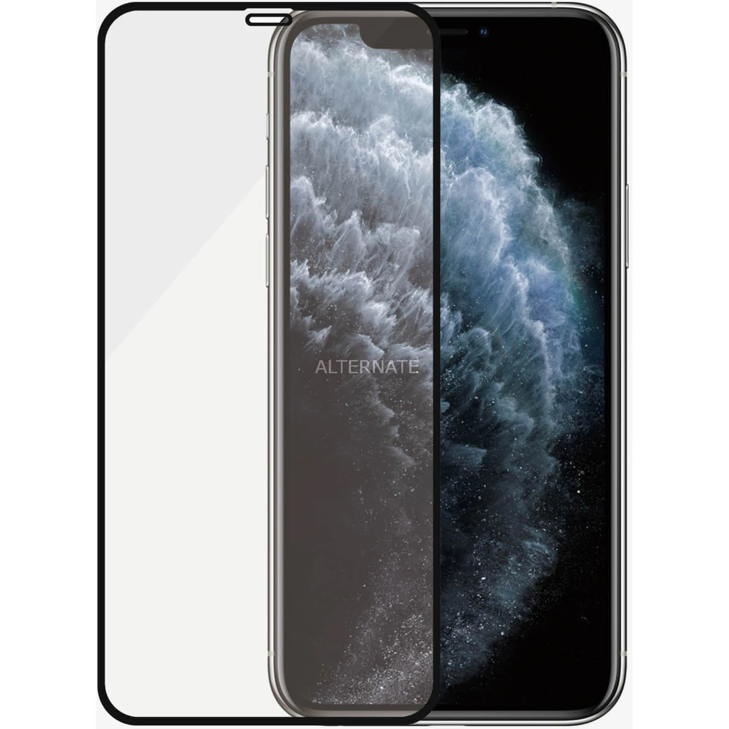 Displayschutzfolien PanzerGlass Displayschutz, Schutzfolie (transparent/schwarz, IPhone X/Xs/11 Pro) – Bild 3
