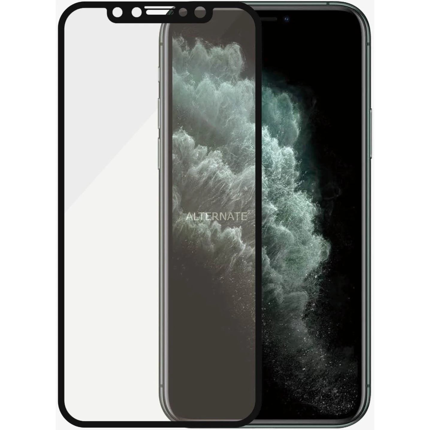 Displayschutzfolien PanzerGlass Displayschutz, Schutzfolie (transparent/schwarz, IPhone Xs Max/11 Pro Max) – Bild 3