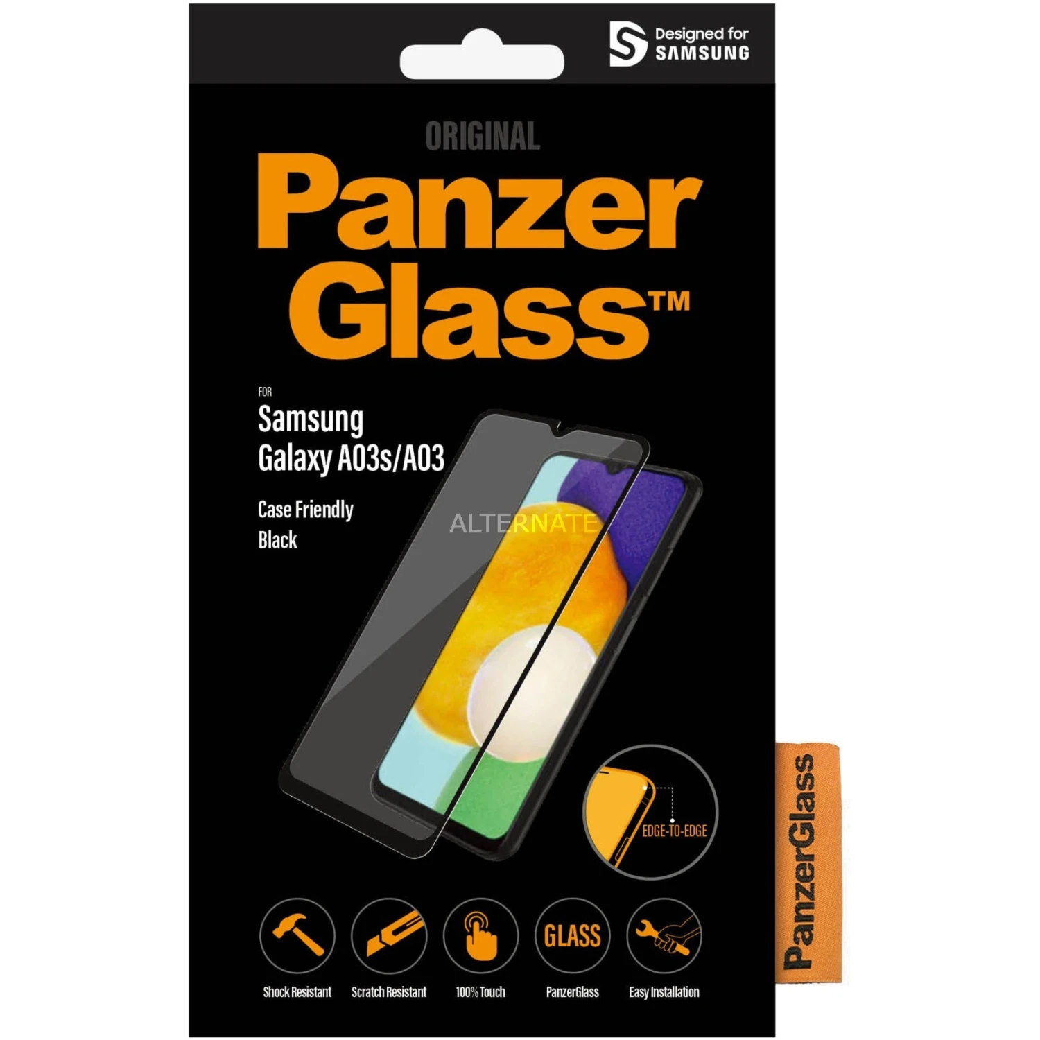 Displayschutzfolien PanzerGlass Displayschutz, Schutzfolie (transparent, Samsung Galaxy A03s) – Bild 2