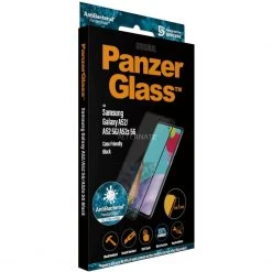 Displayschutzfolien PanzerGlass Displayschutz, Schutzfolie (transparent/schwarz, Samsung Galaxy A52/A52 5G)