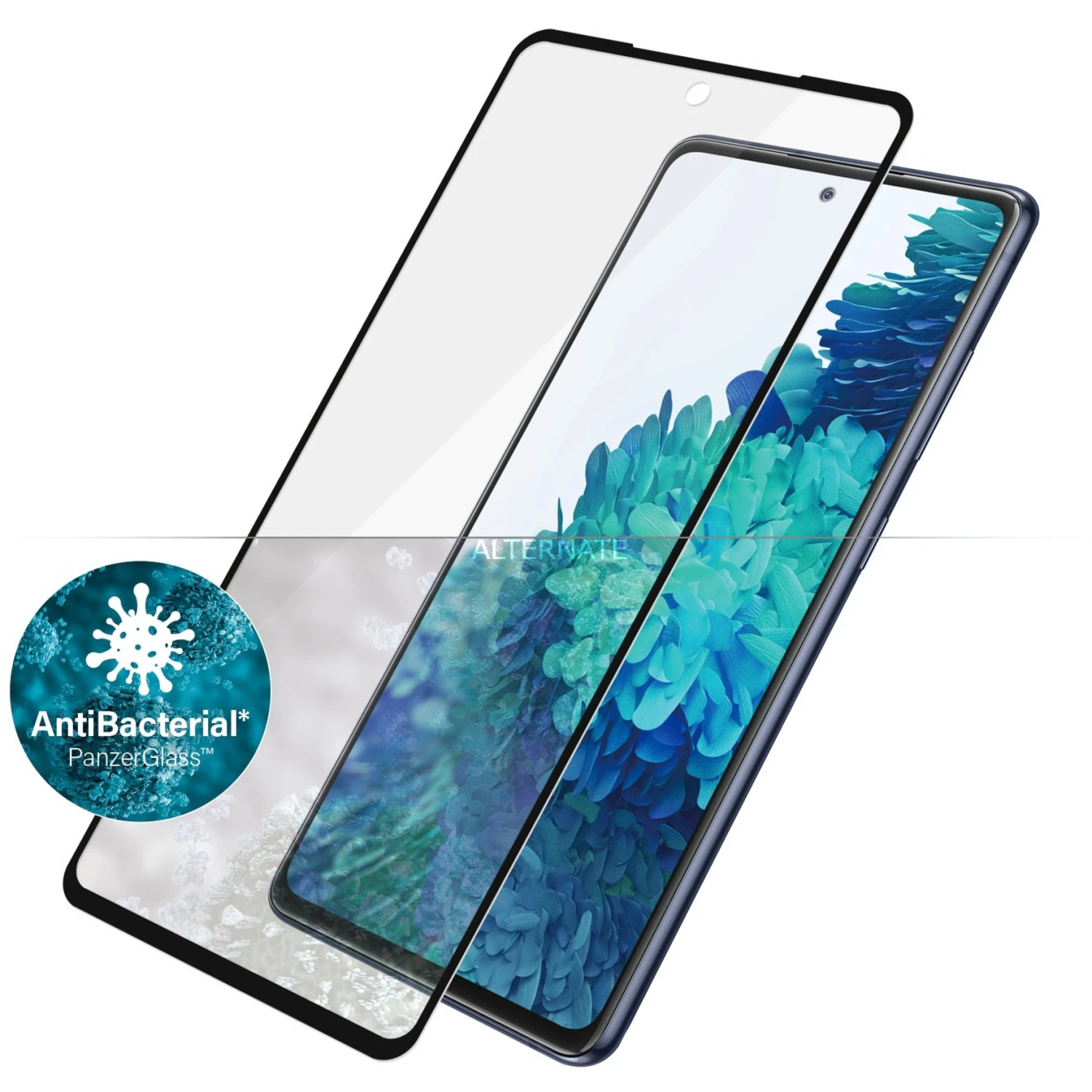 Displayschutzfolien PanzerGlass Displayschutz, Schutzfolie (transparent/schwarz, Samsung Galaxy S20 FE) – Bild 2