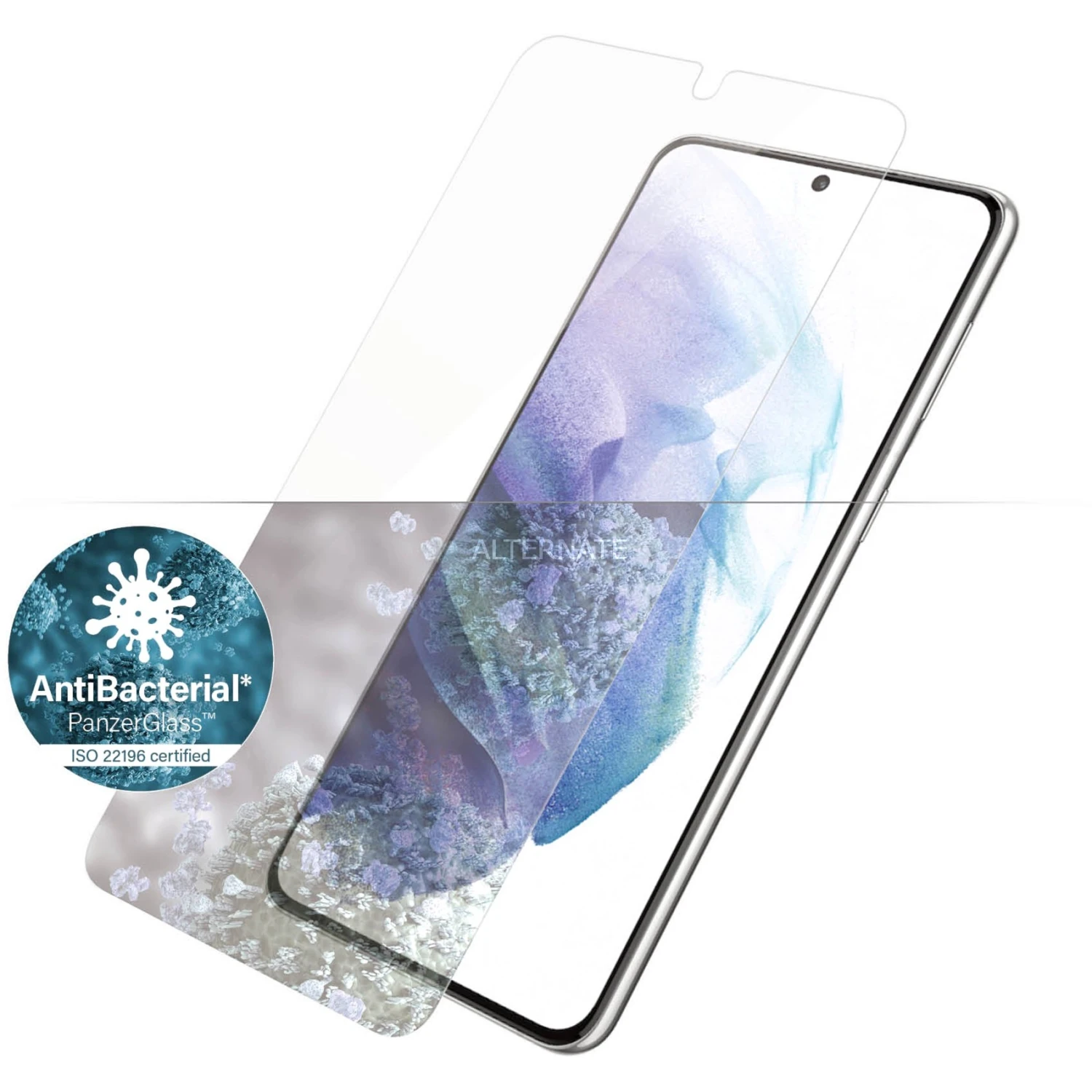 Displayschutzfolien PanzerGlass Displayschutz, Schutzfolie (transparent, Samsung Galaxy S21+ 5G) – Bild 6