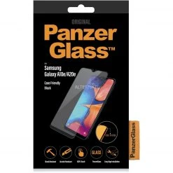 Displayschutzfolien PanzerGlass Displayschutz, Schutzfolie (schwarz/transparent, Samsung Galaxy A20e)
