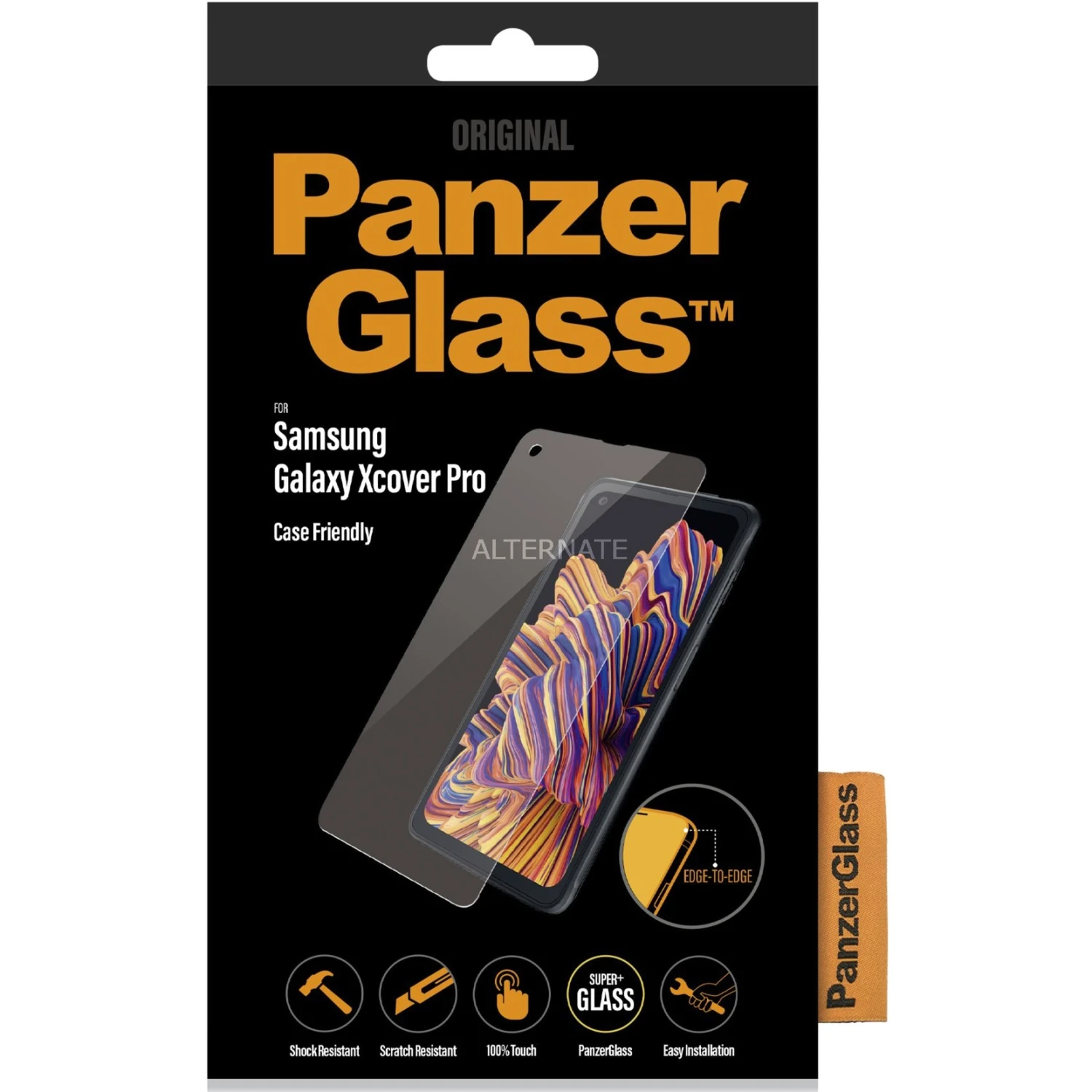 Displayschutzfolien PanzerGlass Displayschutz, Schutzfolie (transparent, Samsung Galaxy XCover Pro)