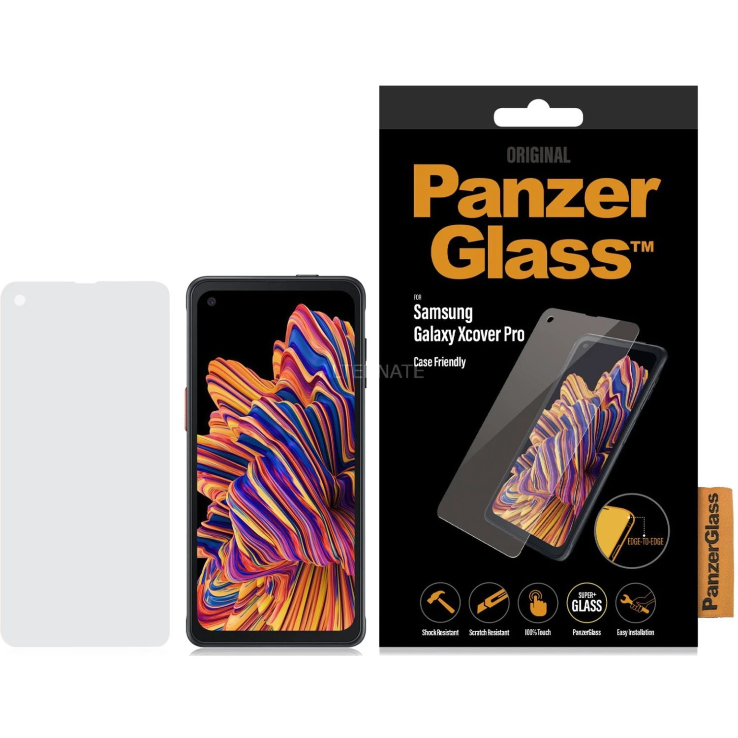 Displayschutzfolien PanzerGlass Displayschutz, Schutzfolie (transparent, Samsung Galaxy XCover Pro) – Bild 3