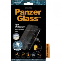 Displayschutzfolien PanzerGlass Dual Privacy Displayschutz, Schutzfolie (transparent/schwarz, IPhone 12 | 12 Pro)