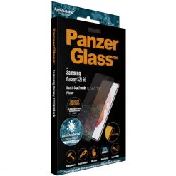 Displayschutzfolien PanzerGlass Privacy Displayschutz, Schutzfolie (transparent/schwarz, Samsung Galaxy S21 5G)