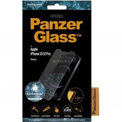 Displayschutzfolien PanzerGlass Privacy, Schutzfolie (schwarz, IPhone 12 | 12 Pro)