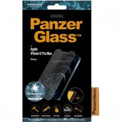 Displayschutzfolien PanzerGlass Privacy, Schutzfolie (schwarz, IPhone 12 Pro Max)