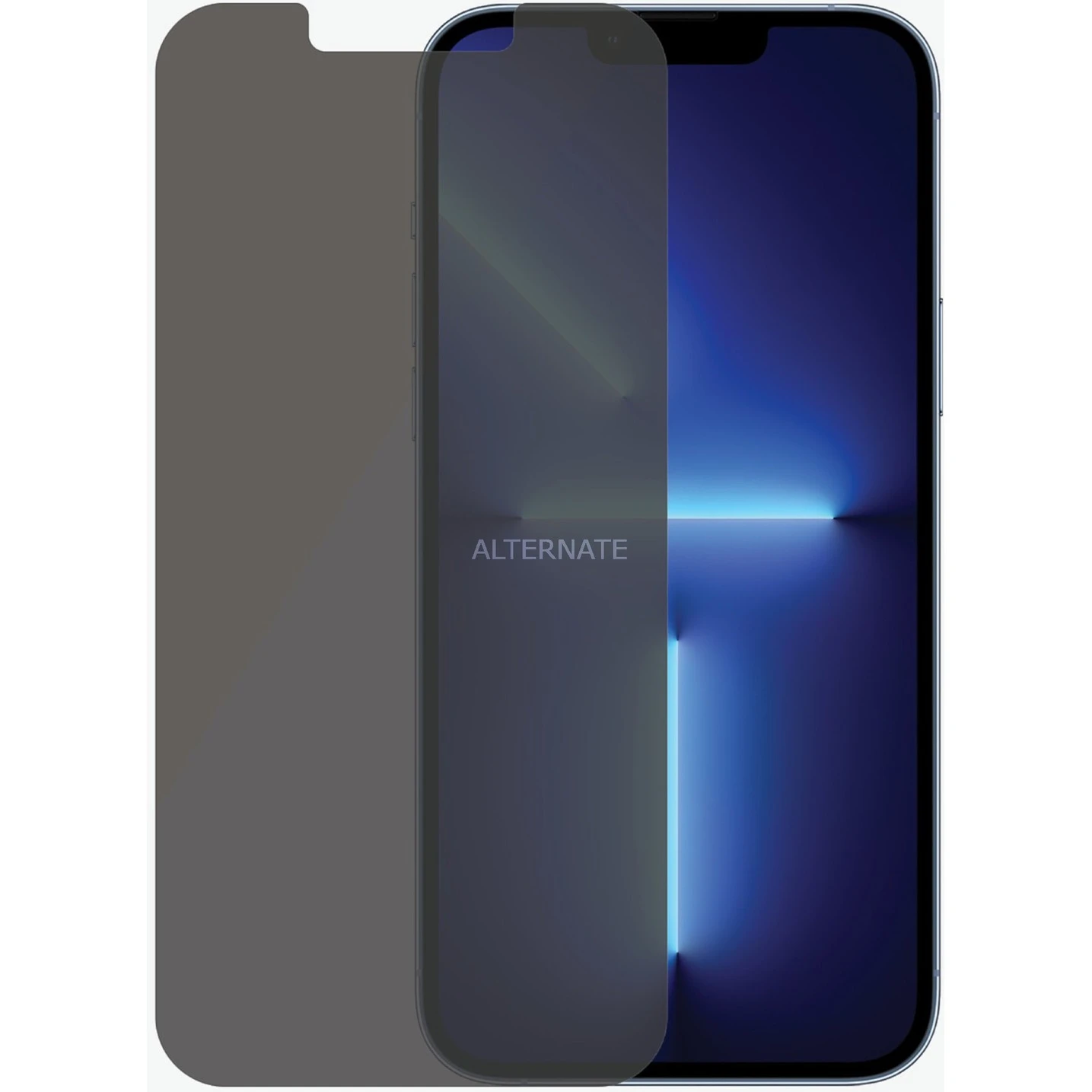 Displayschutzfolien PanzerGlass Privacy, Schutzfolie (schwarz/schwarz, IPhone 13 Pro Max) – Bild 3