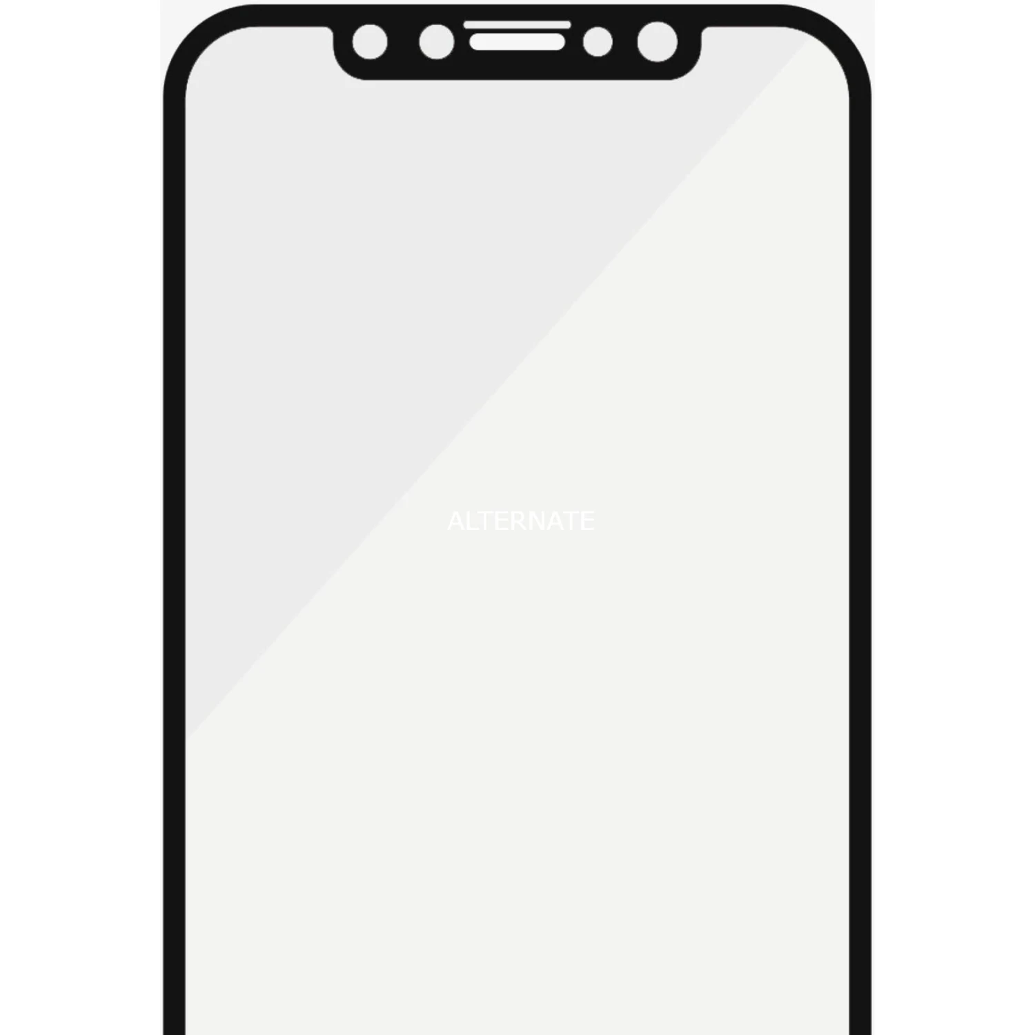 Displayschutzfolien PanzerGlass Privacy, Schutzfolie (transparent/schwarz, IPhone X/Xs/11 Pro) – Bild 6