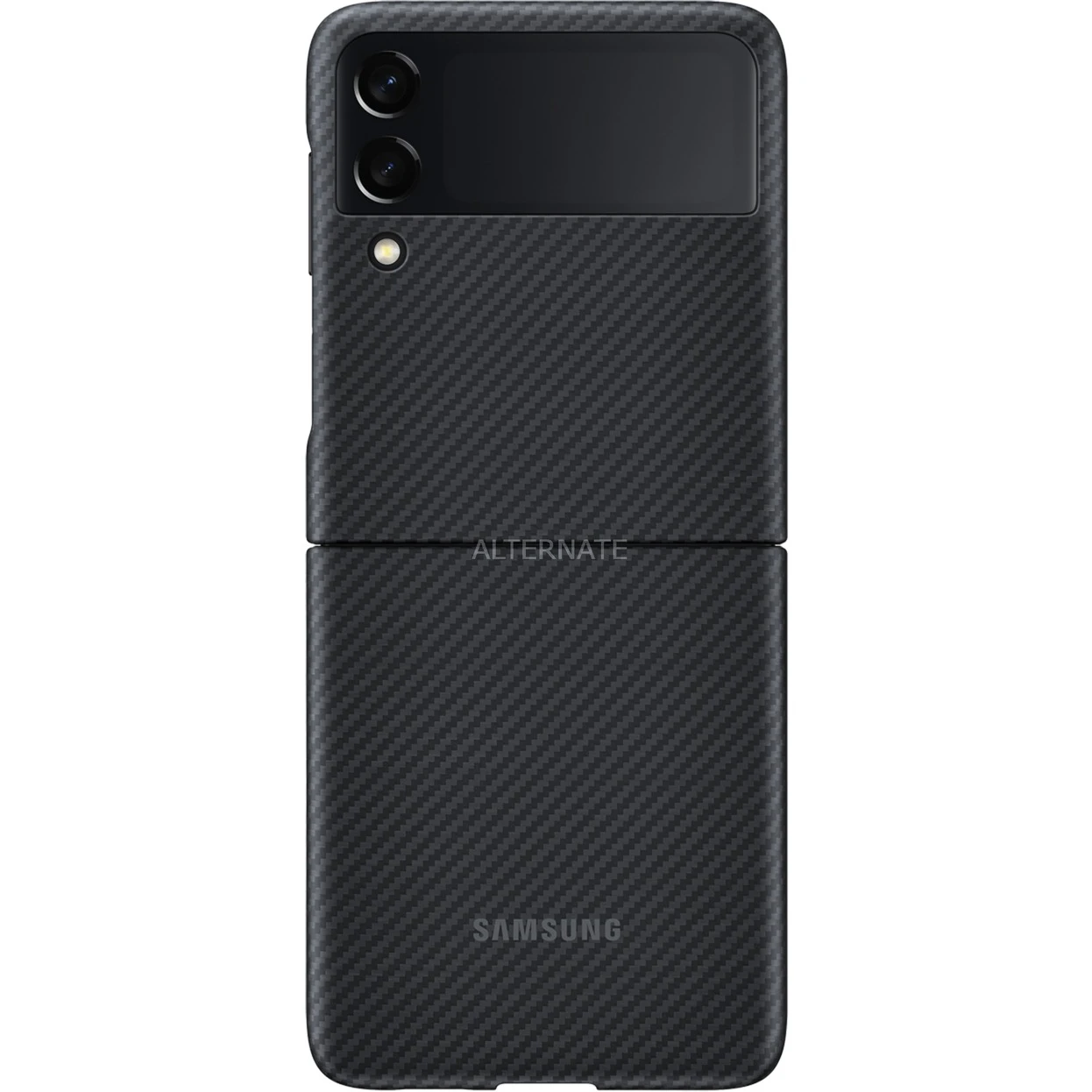 Handy Hüllen SAMSUNG Aramid Cover, Handyhülle (schwarz, Samsung Galaxy Z Flip3 5G) – Bild 3