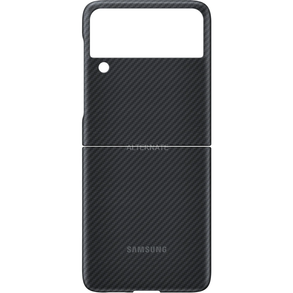 Handy Hüllen SAMSUNG Aramid Cover, Handyhülle (schwarz, Samsung Galaxy Z Flip3 5G) – Bild 4