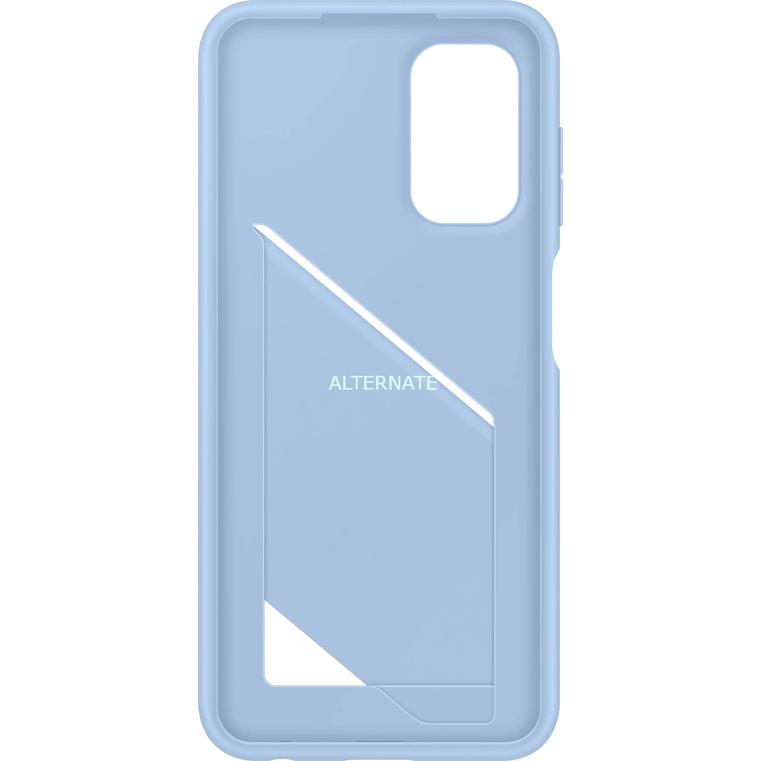 Handy Hüllen SAMSUNG Card Slot Cover, Handyhülle (hellblau, Samsung Galaxy A13) – Bild 5