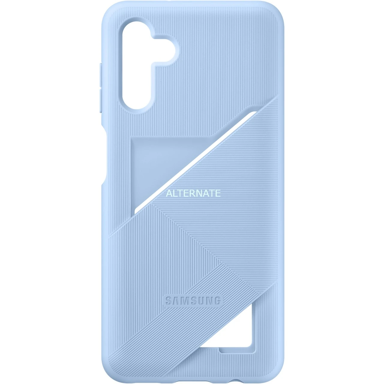 Handy Hüllen SAMSUNG Card Slot Cover, Handyhülle (hellblau, Samsung Galaxy A13 5G)