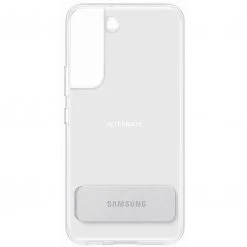 Handy Hüllen SAMSUNG Clear Standing Cover, Handyhülle (transparent, Samsung Galaxy S22)