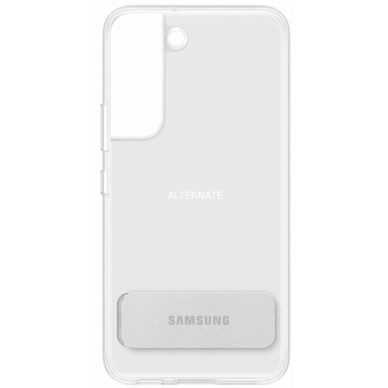 Handy Hüllen SAMSUNG Clear Standing Cover, Handyhülle (transparent, Samsung Galaxy S22)