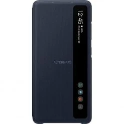 Handy Hüllen SAMSUNG Clear View Cover, Handyhülle (dunkelblau, Samsung Galaxy S20 FE)