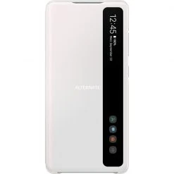 Handy Hüllen SAMSUNG Clear View Cover, Handyhülle (weiß, Samsung Galaxy S20 FE)
