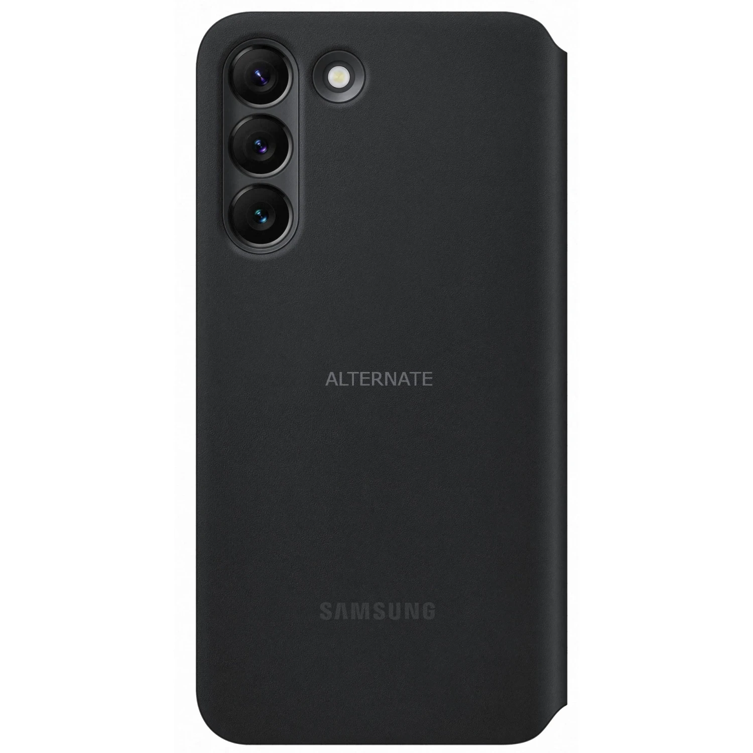 Handy Hüllen SAMSUNG Clear View Cover, Handyhülle (schwarz, Samsung Galaxy S22) – Bild 2