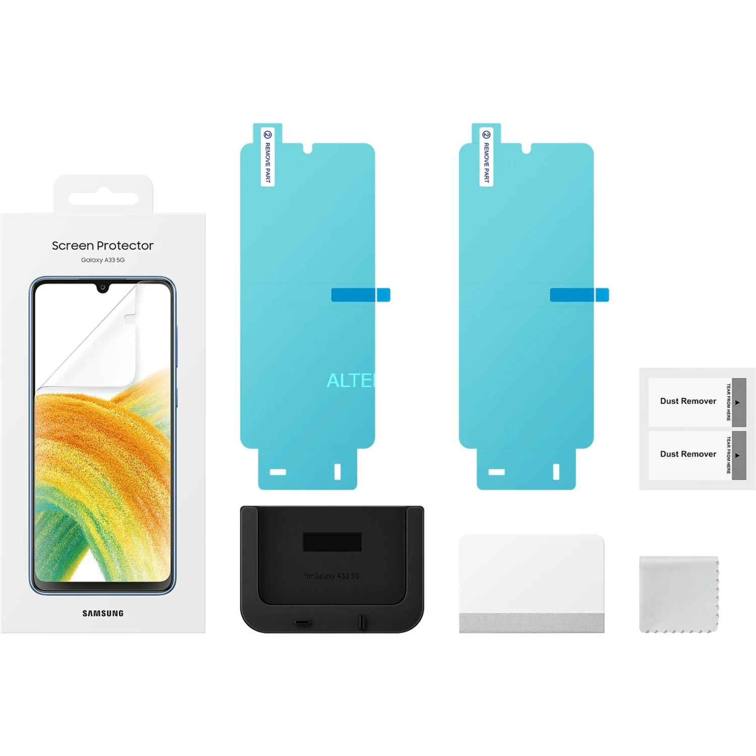 Displayschutzfolien SAMSUNG Displayschutzfolie EF-UA336 (transparent, Galaxy A33 5G) – Bild 3