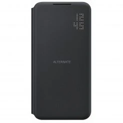 Handy Hüllen SAMSUNG LED View Cover, Handyhülle (schwarz, Samsung Galaxy S22+)