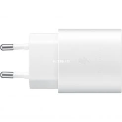 Handy Ladegeräte SAMSUNG Ladeadapter Mit Schnellladefunktion EP-TA800N, Ladegerät (weiß, USB Type-C, 25 W)