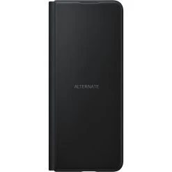 Handy Hüllen SAMSUNG Leather Flip Cover, Handyhülle (schwarz, Samsung Galazxy Z Fold3 5G)