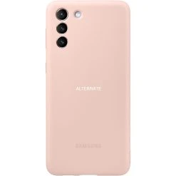 Handy Hüllen SAMSUNG Silicone Cover, Handyhülle (pink, Samsung Galaxy S21+ 5G)
