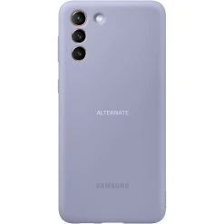 Handy Hüllen SAMSUNG Silicone Cover, Handyhülle (violett, Samsung Galaxy S21+ 5G)