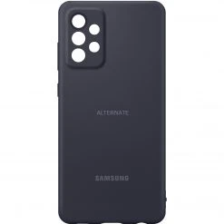 Handy Hüllen SAMSUNG Silicone Cover, Handyhülle (schwarz, Samsung Galaxy A72)