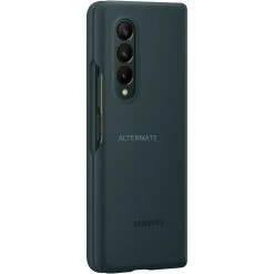 Handy Hüllen SAMSUNG Silicone Cover, Handyhülle (grün, Samsung Galaxy Z Fold3 5G)